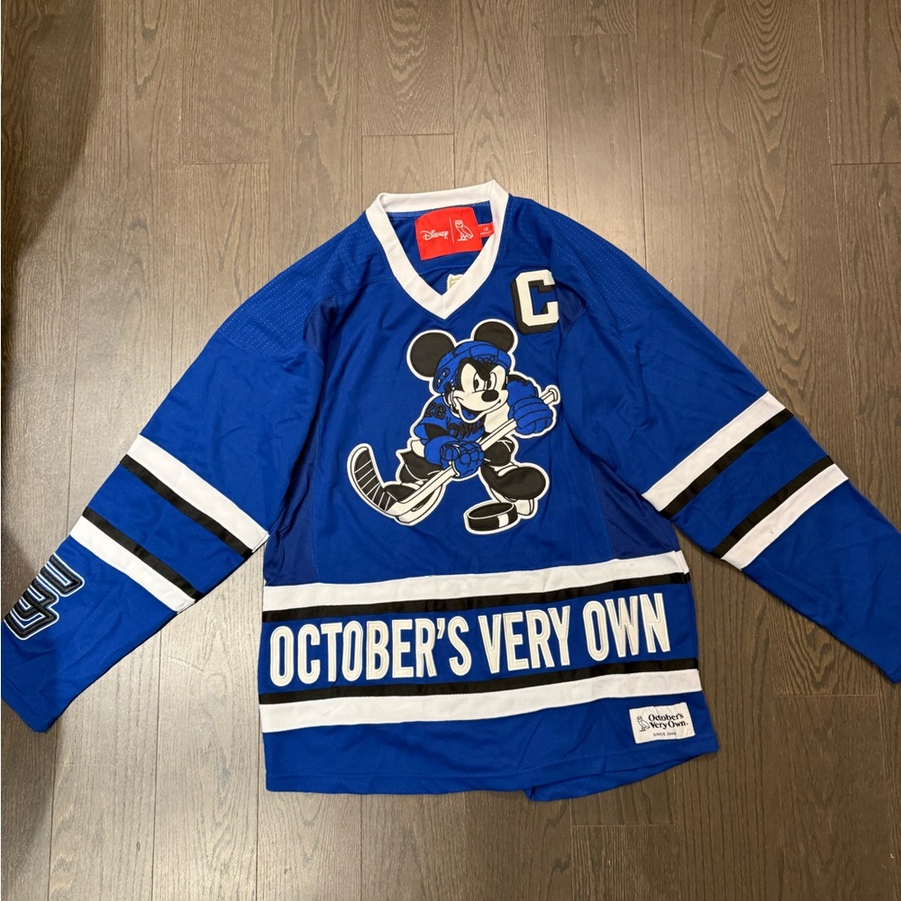 October's Very Own Blue Hockey Jersey
